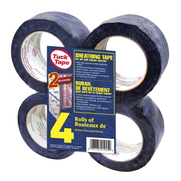 Blue Sheathing Tape 4 Pack